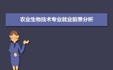 农业生物技术专业就业前景分析及就业方向——以生物制品技术为例